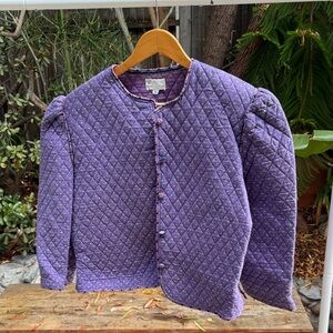 Vera Bradley Quilted Purple Jacket